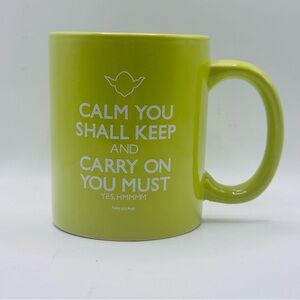 Star Wars Yoda Coffee/Tea Mug, Light Green, 11 Oz.,NWOT